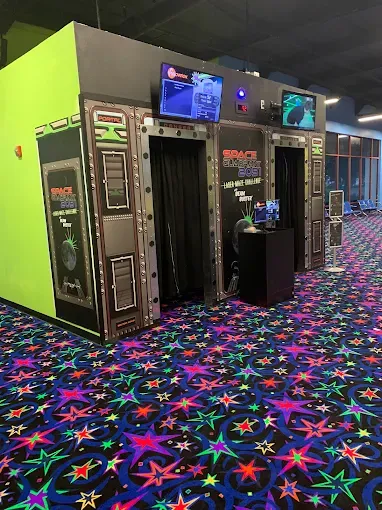 Space Guardian laser maze challenge at SacTag near Galt CA